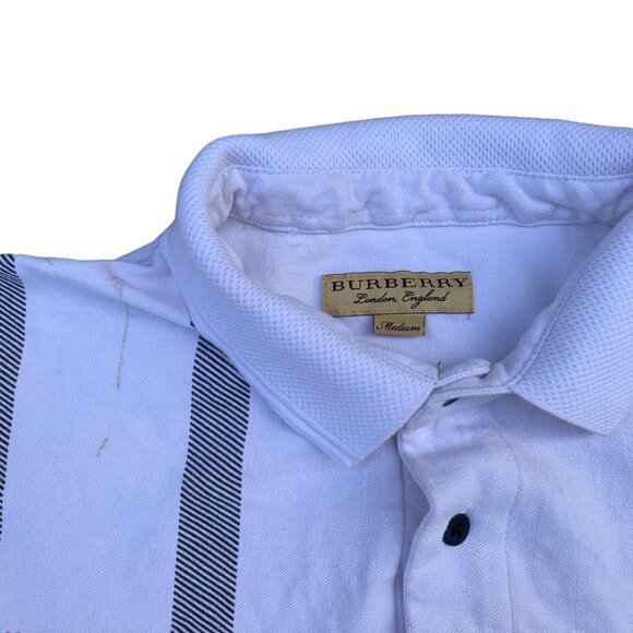 VINTAGE True Religion Striped Shirt Medium White - Picture 5 of 6